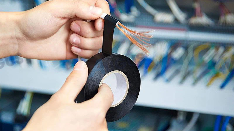 PVC Electrical Tape Vinyl Professional Flame Retardant Waterproof Electrical Insulation Tape For all Weather