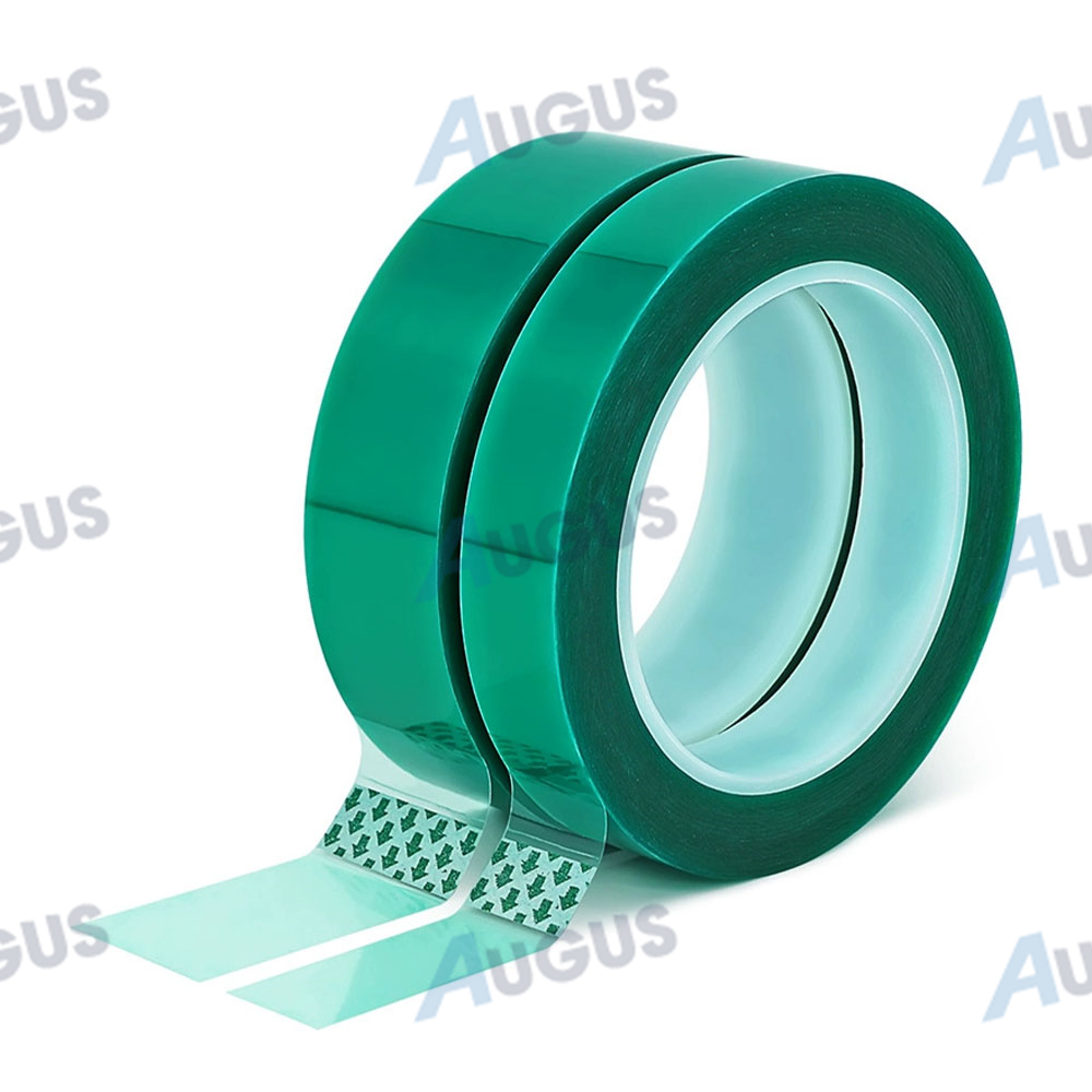 High Temperature PET Silicone Tape Green PET Adhesive Tape