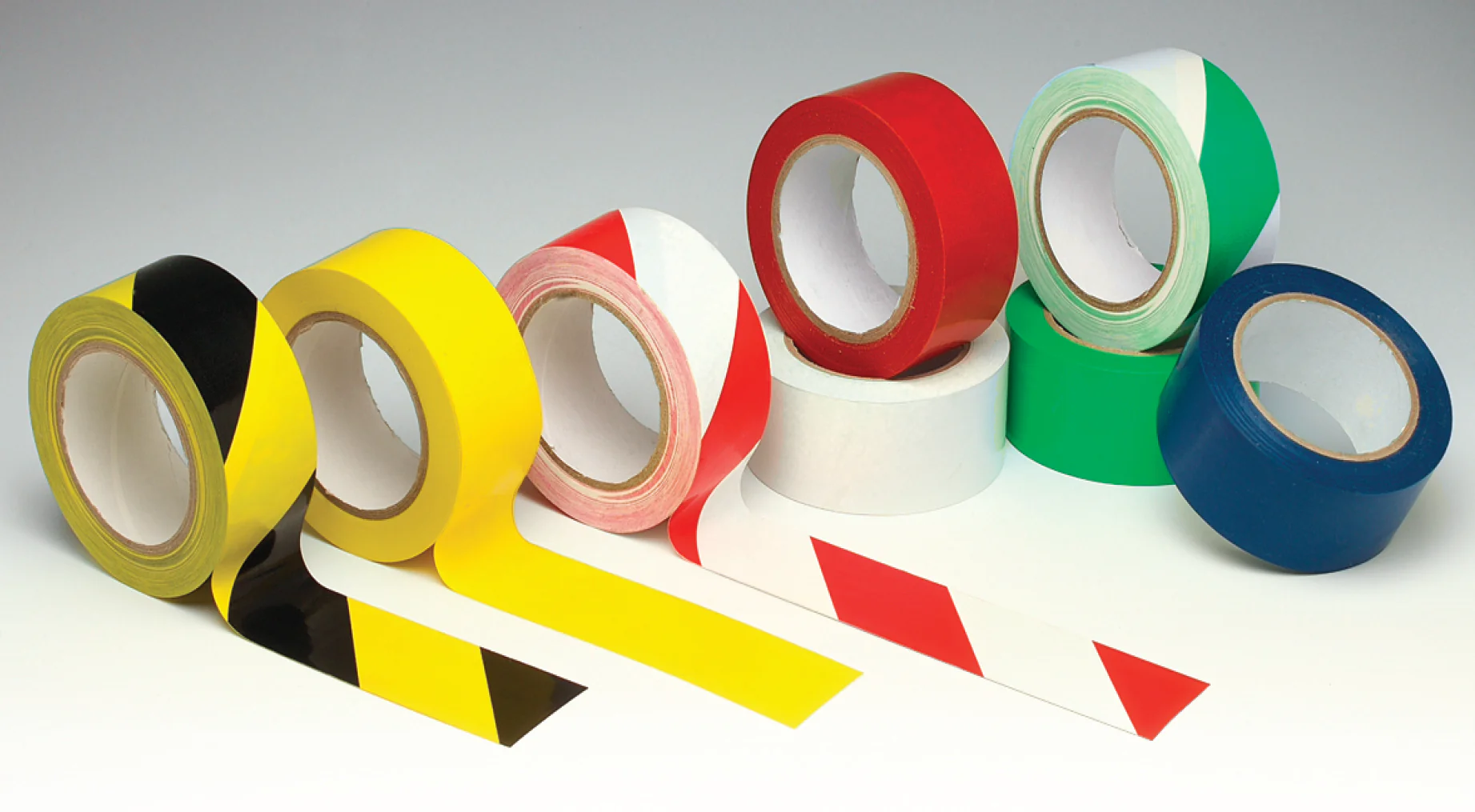 Vinyl PVC floor marking warning tape waterproof for facility warning lane marking