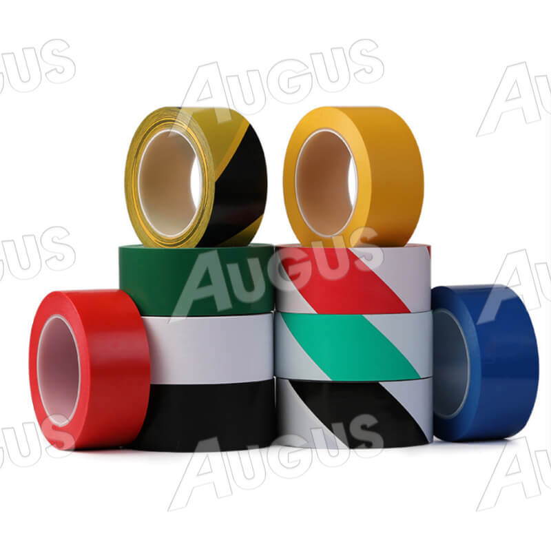 Vinyl PVC floor marking warning tape waterproof for facility warning lane mar