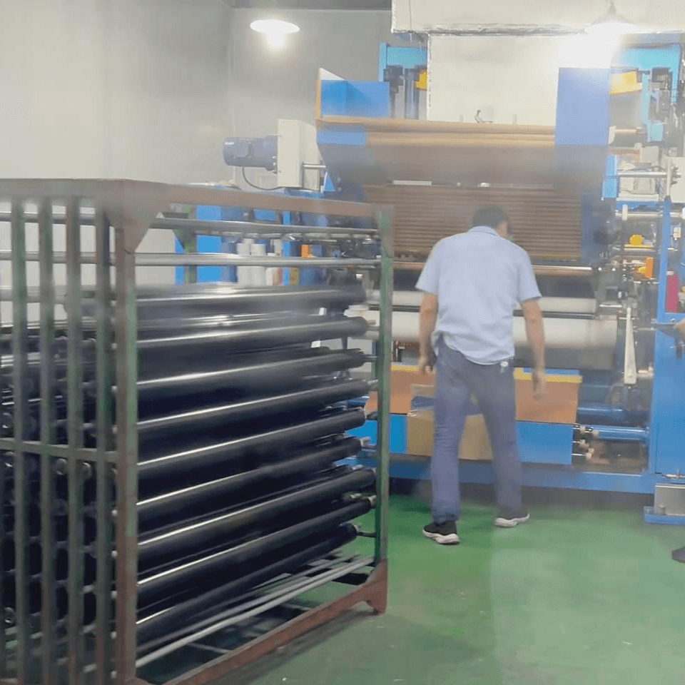 OEM/ODM Vinyl Tape Jumbo Roll Coating Workshop Black Color PVC Electrical Insulating Tape