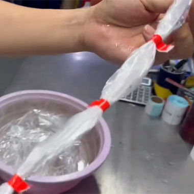 Poly Bag Sealing Splicing Tape Fruit Vegetable Bread Bopp PVC Bundling Bag Ne