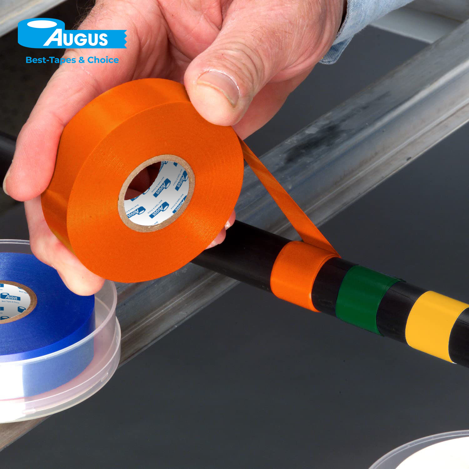 Vinyl Color Coding Electrical Tape, Flame Retardant, UV Resistant, Electrical and Mechanical Protection